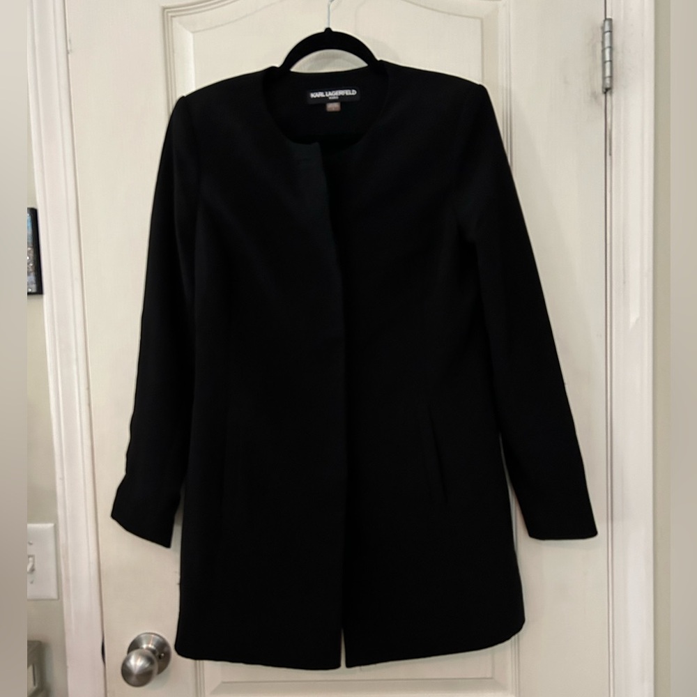 Karl Lagerfeld Black Jacket/Coat